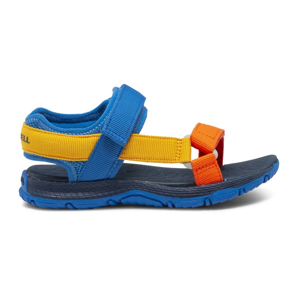 Veľké Detské Sandále Kahuna Web Merrell Blue Multi