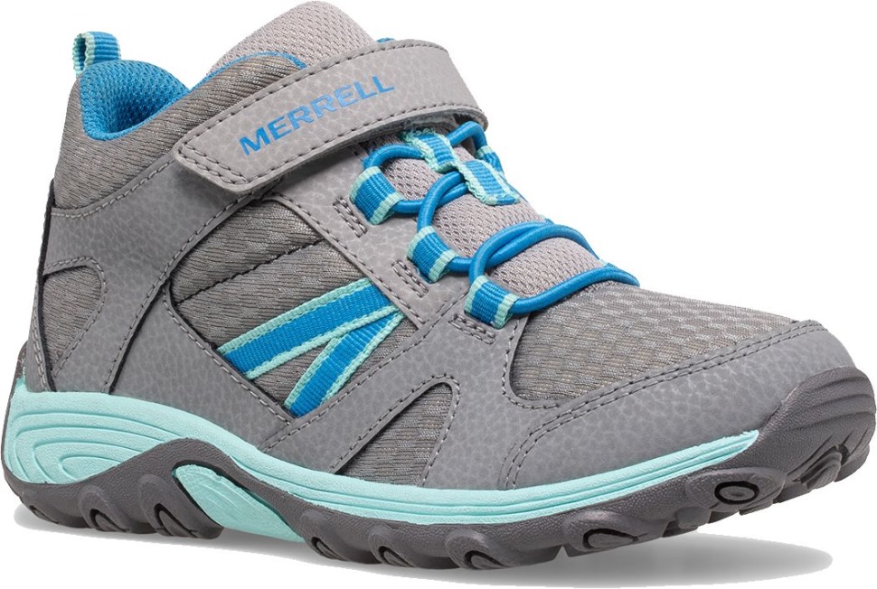 Veľký Detský Outback Mid Boot Merrell Grey Blue