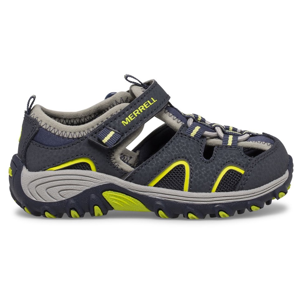 Malý Detský Hydro H2o Hiker Jr Sandál Navy Lime Merrell