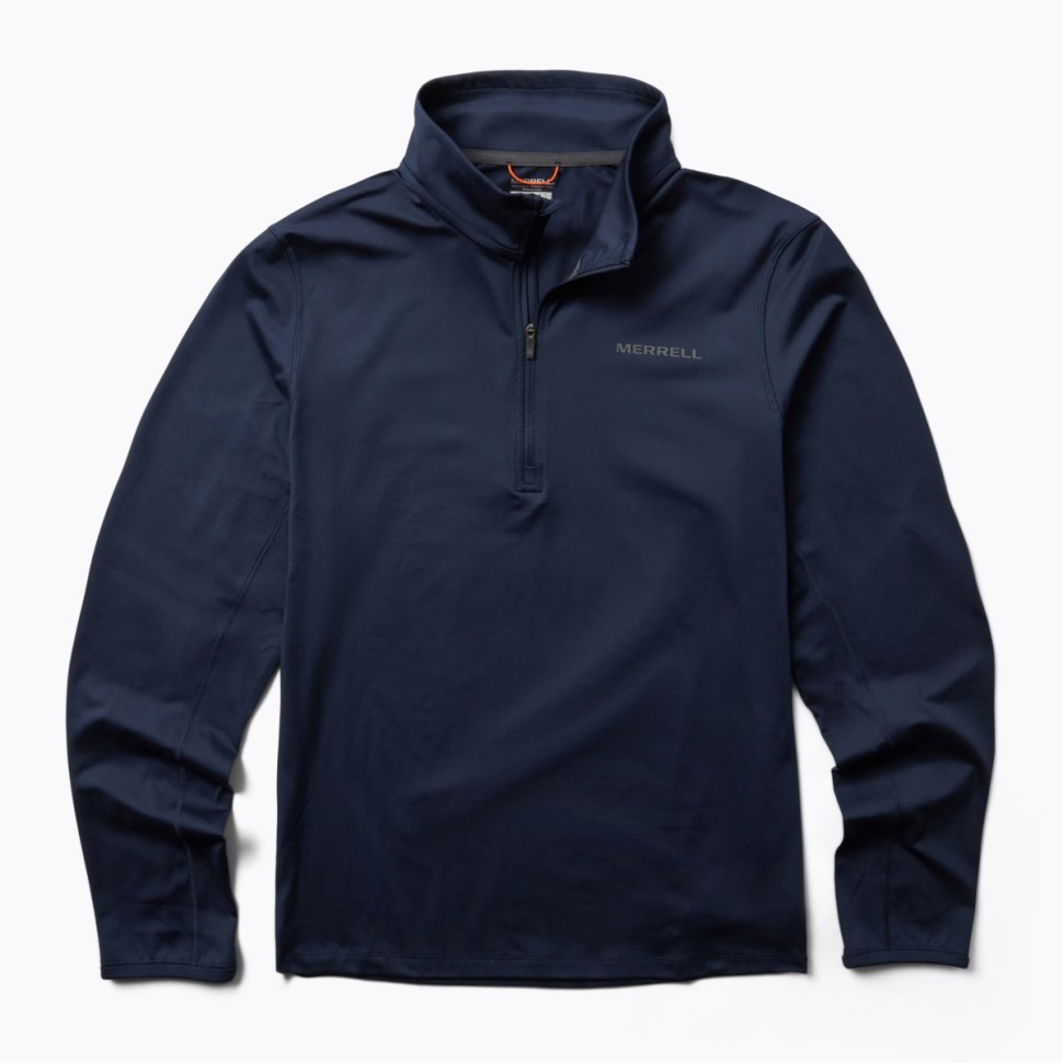Pánske Betatherm 1/4 Zips Merrell Navy
