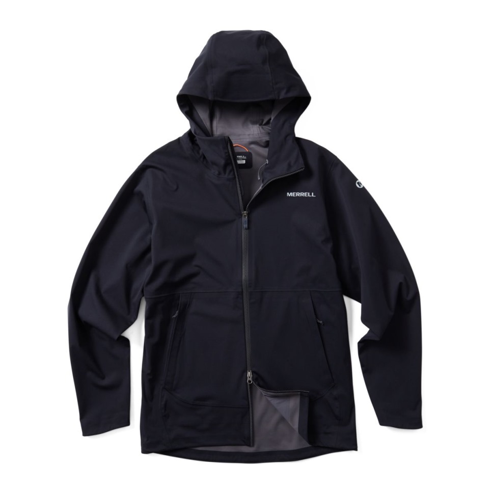 Merrell čierna Pánska Whisper Bunda Do Dažďa