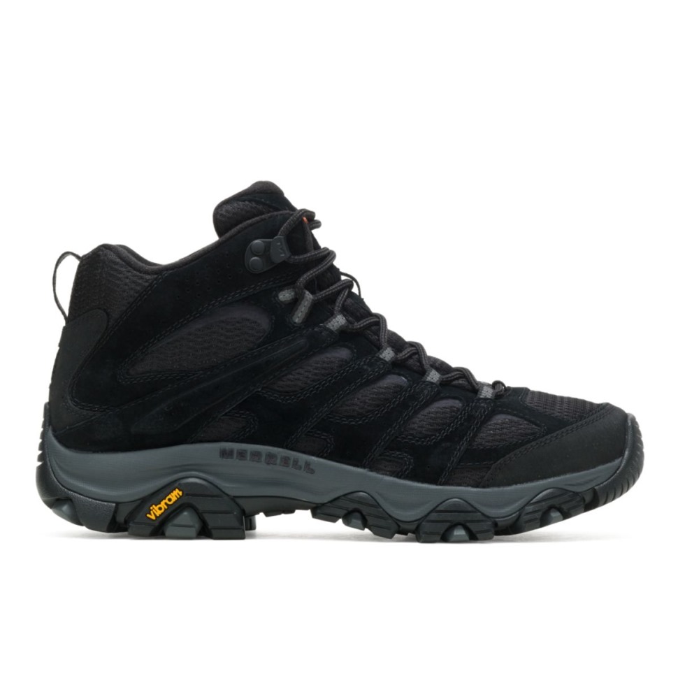 Merrell Black Night Pánsky Moab 3 Mid Wide Width