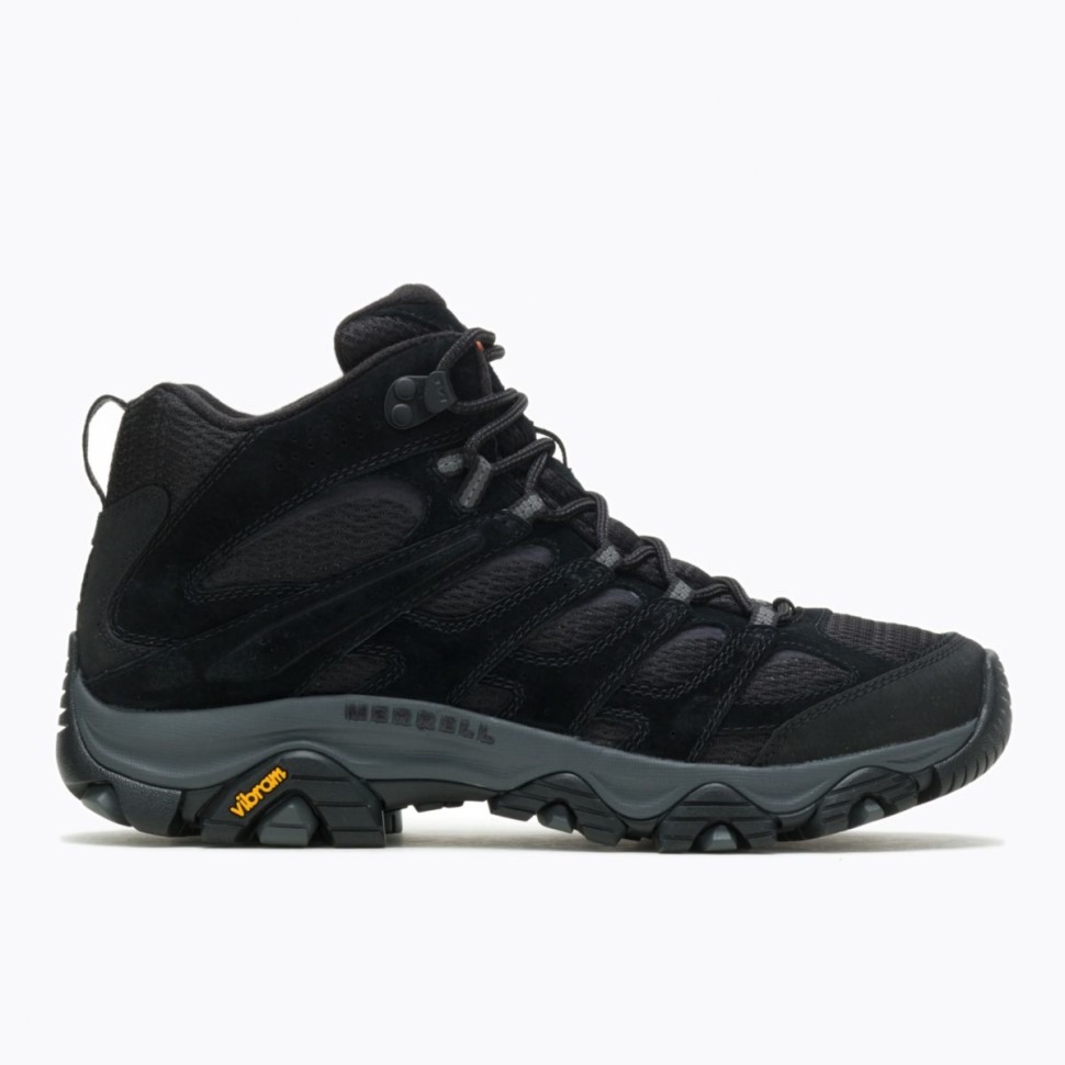 Merrell Black Night Pánsky Moab 3 Mid