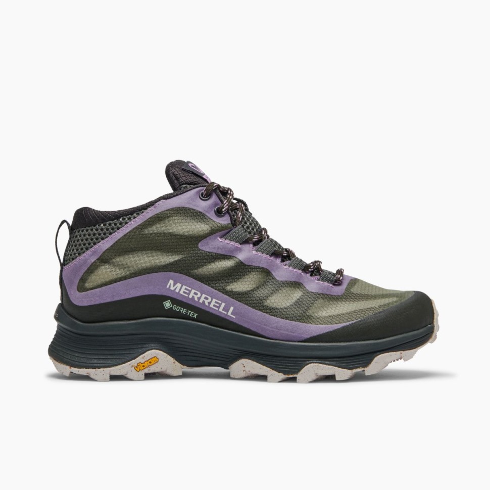 Merrell Dámsky Moab Speed Mid Gore-tex Lichen