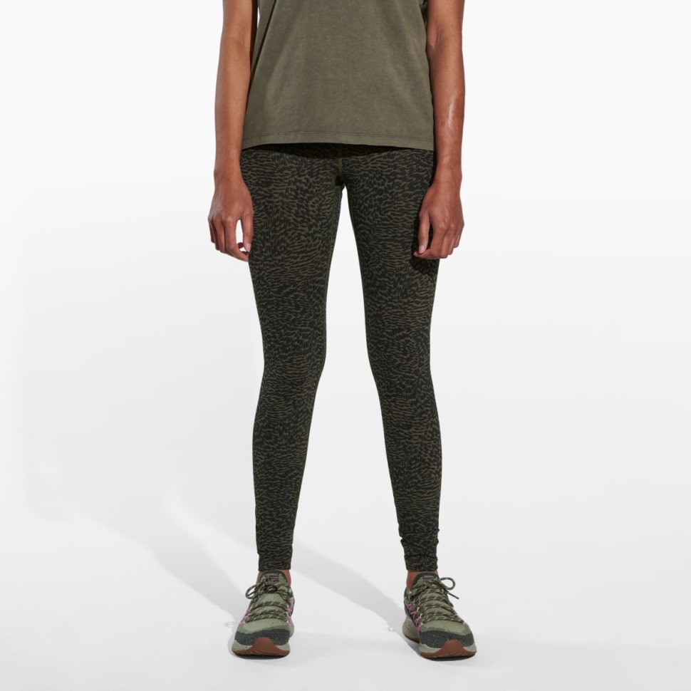 Zaprášená Olivová Mini Camo Potlač