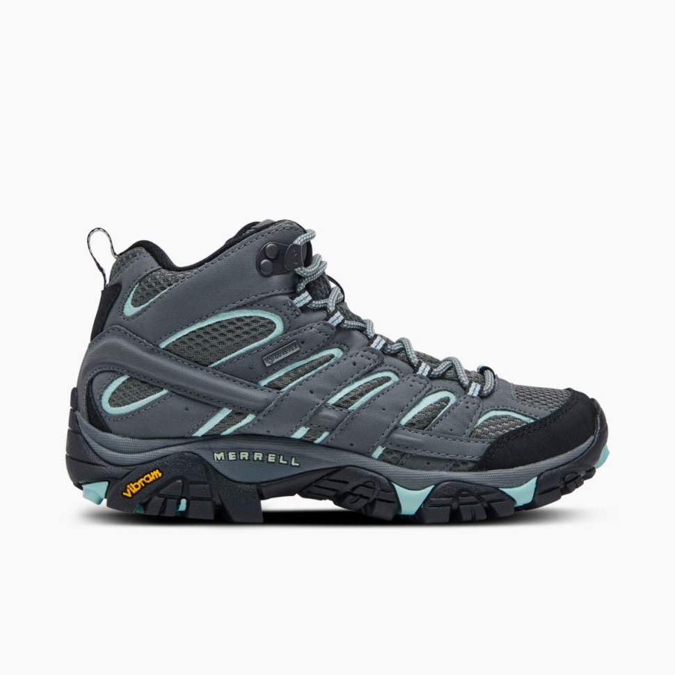 Dámsky Moab 2 Mid Gore -tex široký šírka Sedona Sage Merrell